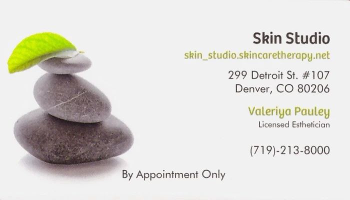Skin Studio Business Card