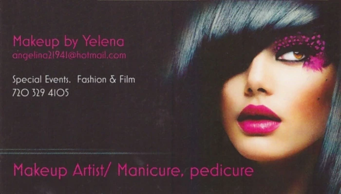 Makeup By Yelena Business Card