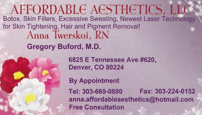 Affordable Aesthetics Business Card