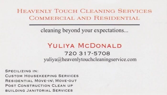 Yuliya McDonald Business Card