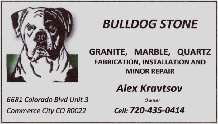 Bulldog Stone Business Card