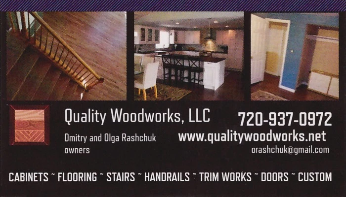 Quality Woodworks Business Card