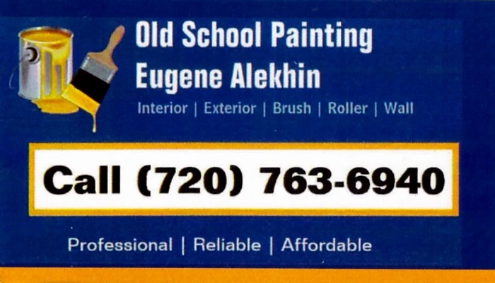 Old School Painting Business Card