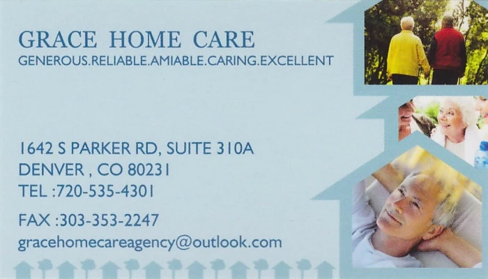 Grace Home Care Business Card