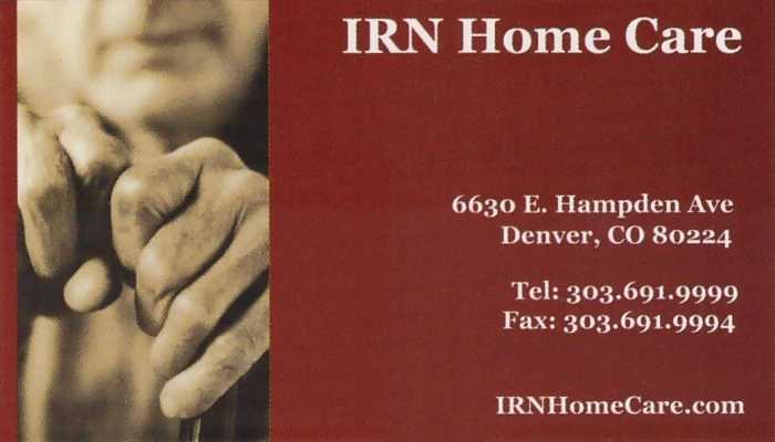 IRN Home Care Business Card