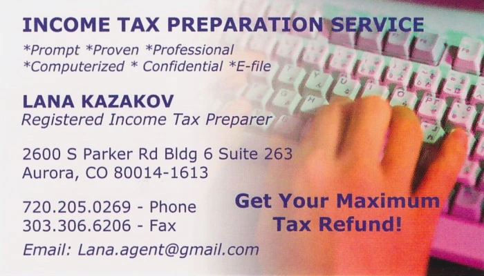 Lana Kazakov Business Card