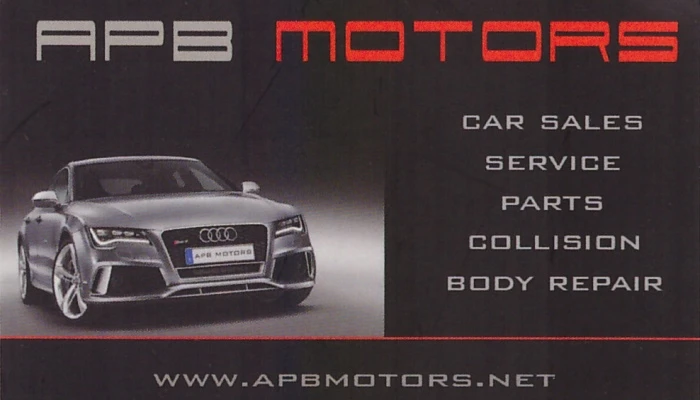 APB Motors Business Card