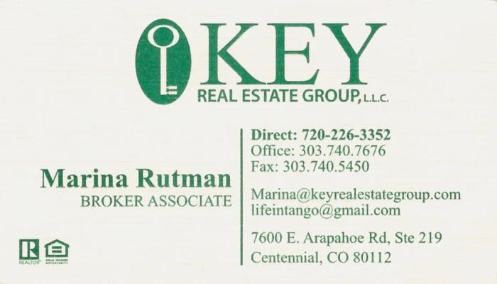 Marina Rutman Business Card