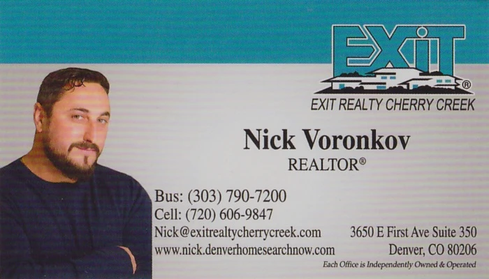 Nick Voronkov Business Card