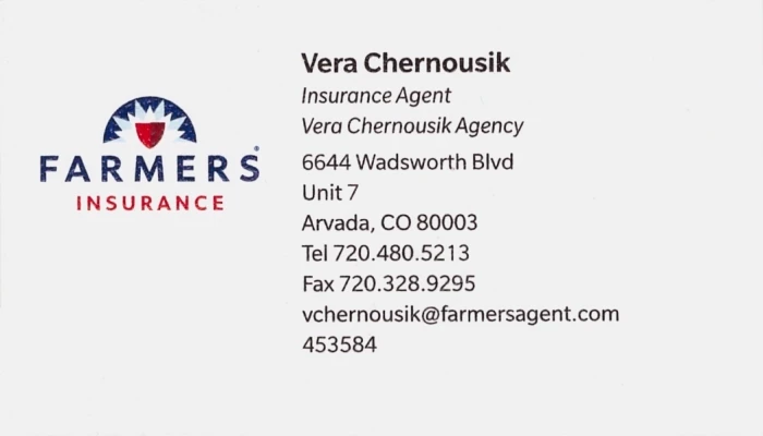 Vera Chernousik Business Card