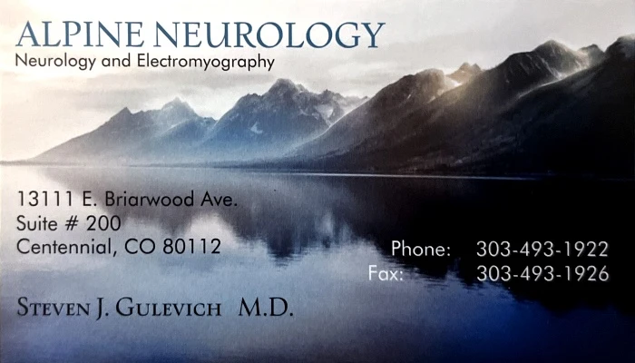 Alpine Neurology Business Card