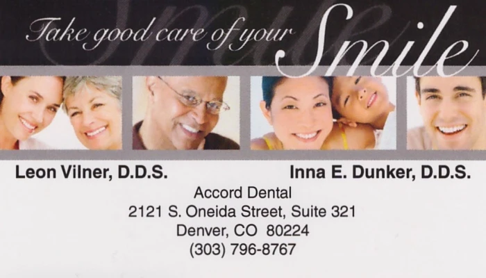 Accord Dental Business Card