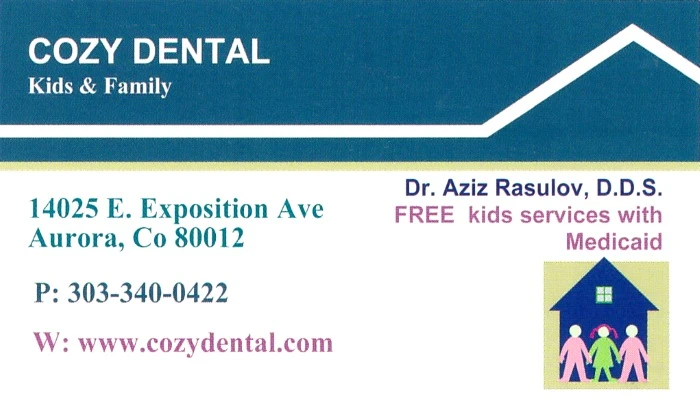 Cozy Dental Business Card