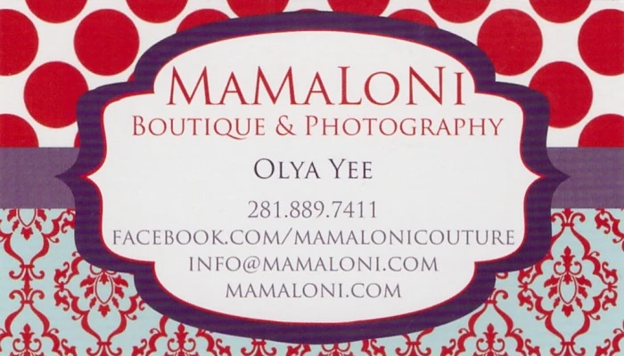Mamaloni Business Card