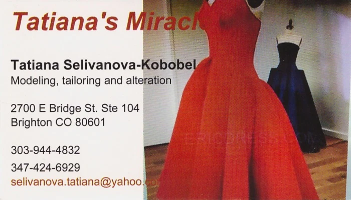 Tatiana's Miracle Business Card
