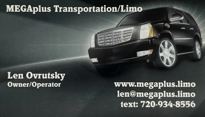 MEGAplus Transportation Business Card