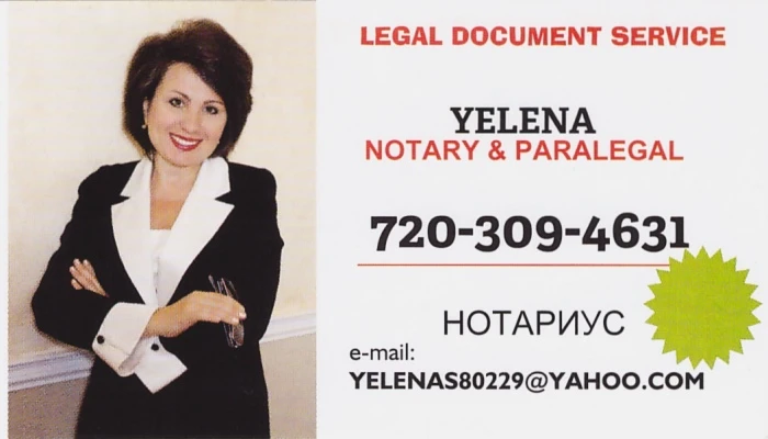 Yelena Business Card
