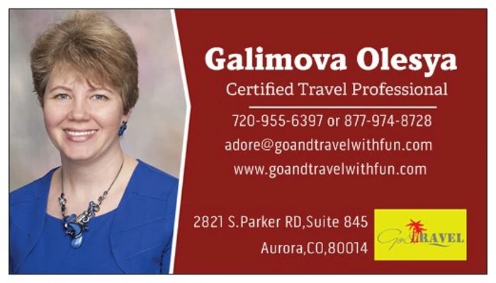 Go & Travel Agency Business Card