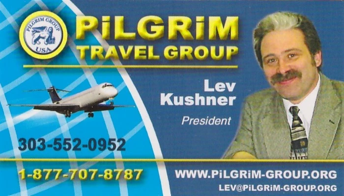Pilgrim Travel Group Business Card