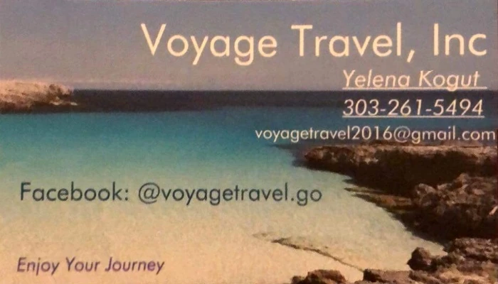 Voyage Travel Business Card