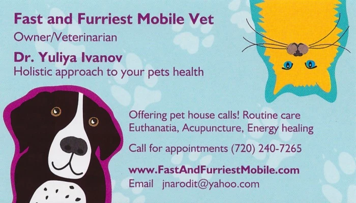 Mobile Vet. Services Business Card