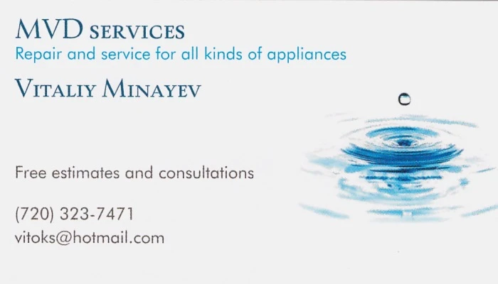 MVD Services Business Card
